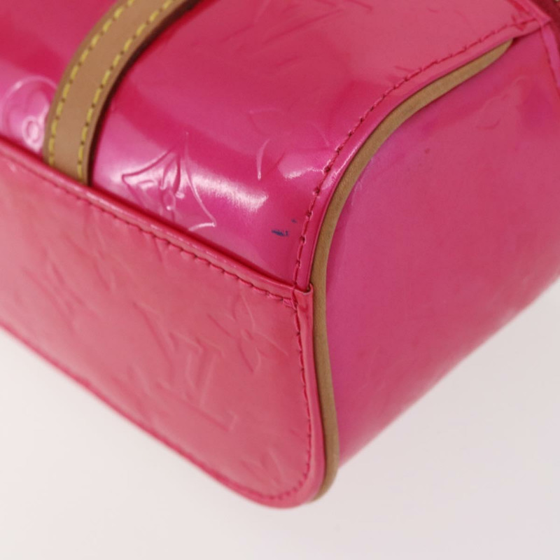 【日本直送】路易威登 Vernis Sullivan Horizontal PM 手袋 玫紅色 M91269 正品 165997V-15