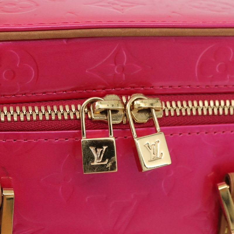 【日本直送】路易威登 Vernis Sullivan Horizontal PM 手袋 玫紅色 M91269 正品 165997V-16