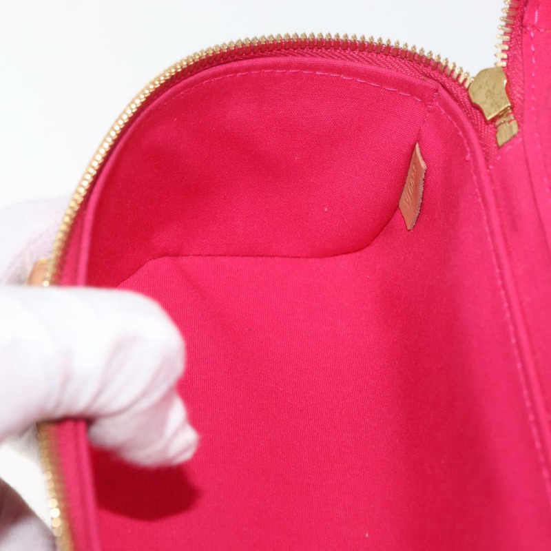 【日本直送】路易威登 Vernis Sullivan Horizontal PM 手袋 玫紅色 M91269 正品 165997V-20