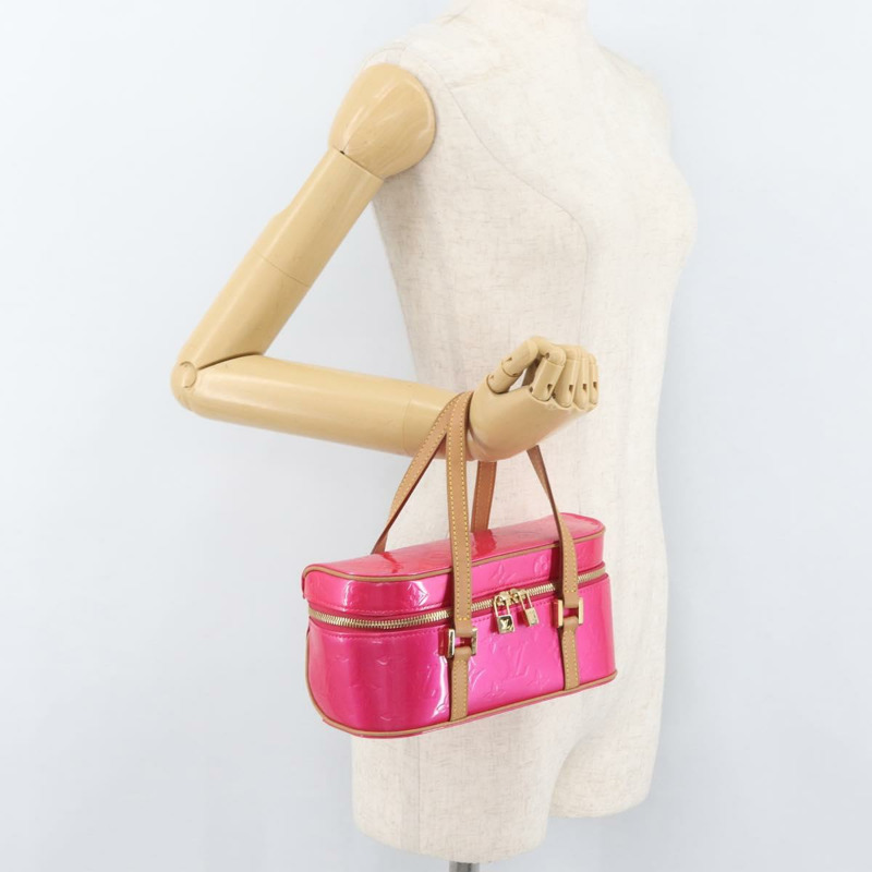 【日本直送】路易威登 Vernis Sullivan Horizontal PM 手袋 玫紅色 M91269 正品 165997V-21