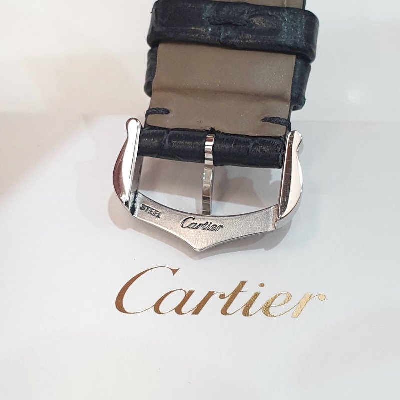 【大眾名錶】Cartier卡地亞 SANTOS-DUMONT 山度士系列 WSSA0022 銀面羅馬刻 大眾名錶G240-6