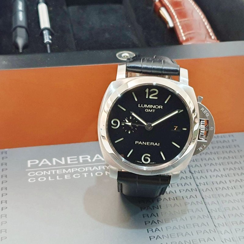 【大眾名錶】PANERAI沛納海 PAM00320 LUMINOR1950系列 2014/04 三明治 大眾名錶G241-2