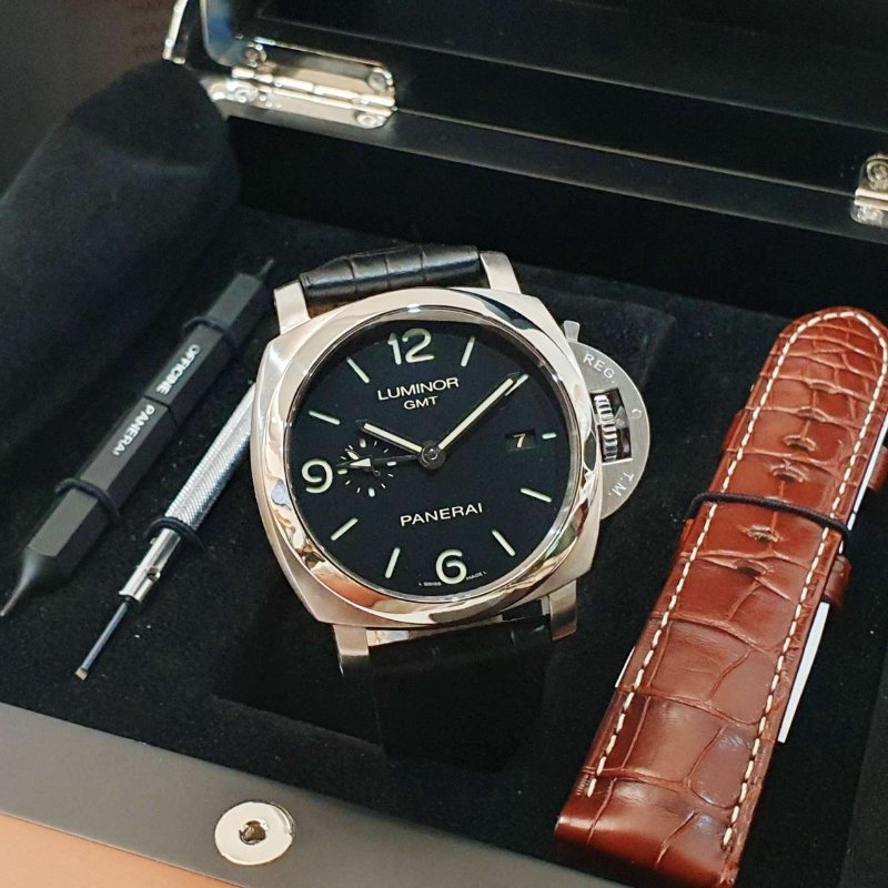 【大眾名錶】PANERAI沛納海 PAM00320 LUMINOR1950系列 2014/04 三明治 大眾名錶G241-4