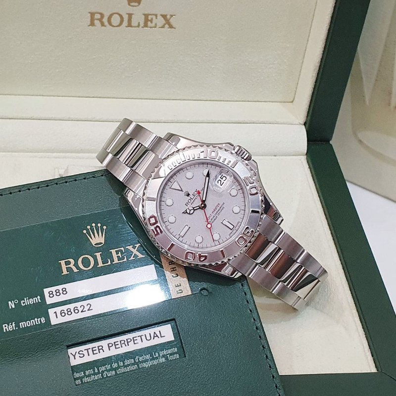 【大眾名錶】ROELX勞力士 168622 Yacht-Master 2011/10卡 絕版停產 大眾名錶B1260-1