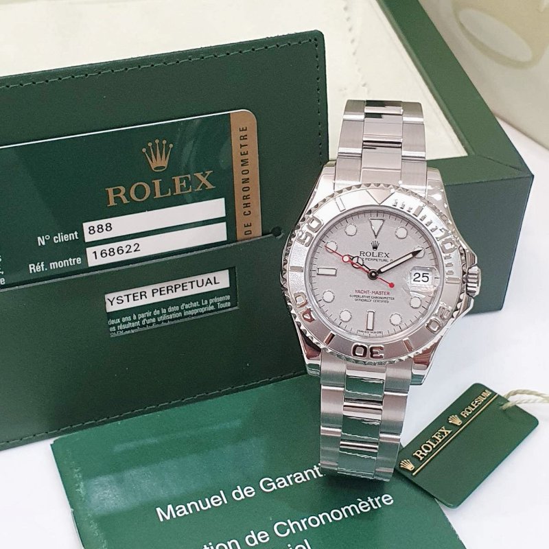 【大眾名錶】ROELX勞力士 168622 Yacht-Master 2011/10卡 絕版停產 大眾名錶B1260-2