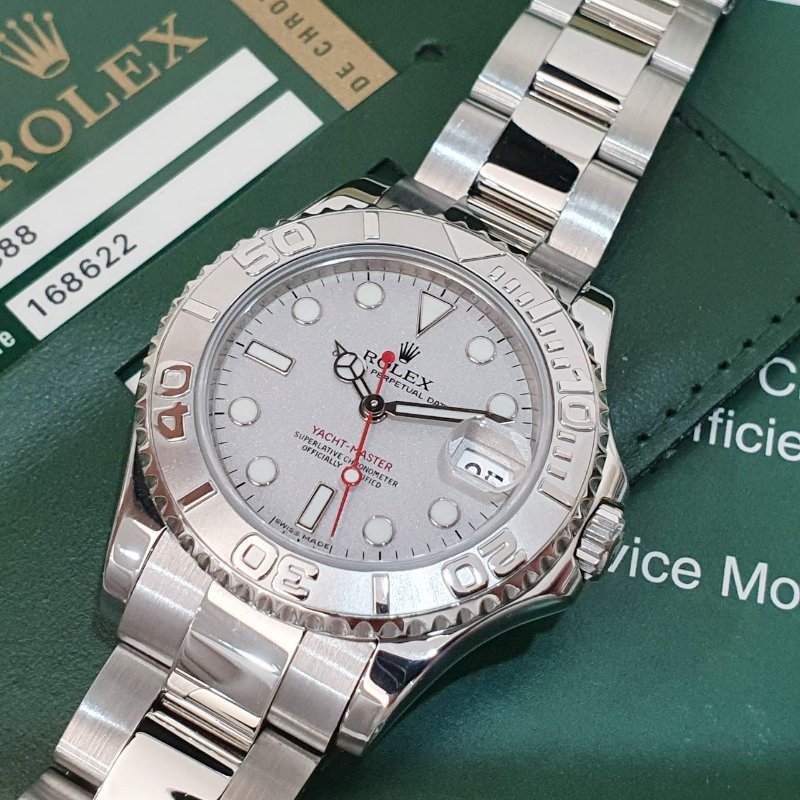 【大眾名錶】ROELX勞力士 168622 Yacht-Master 2011/10卡 絕版停產 大眾名錶B1260-8