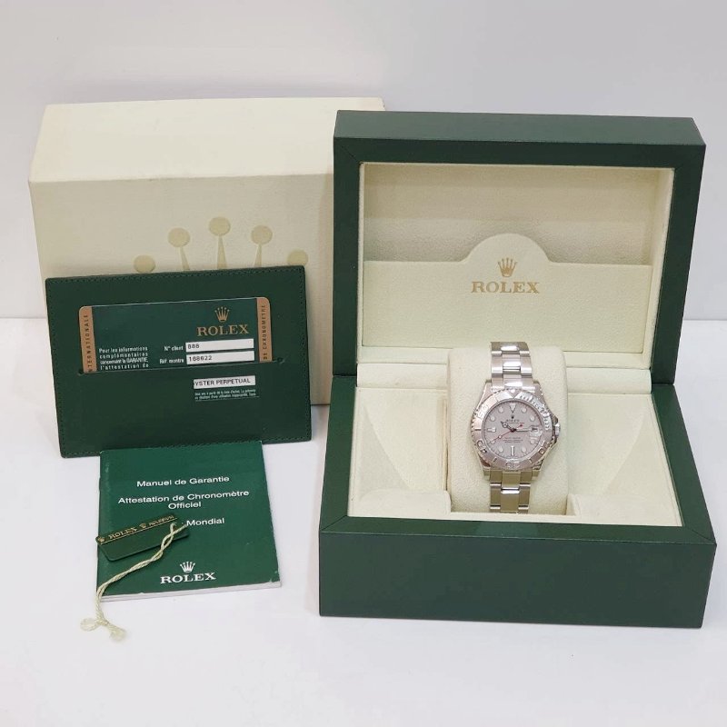 【大眾名錶】ROELX勞力士 168622 Yacht-Master 2011/10卡 絕版停產 大眾名錶B1260-9