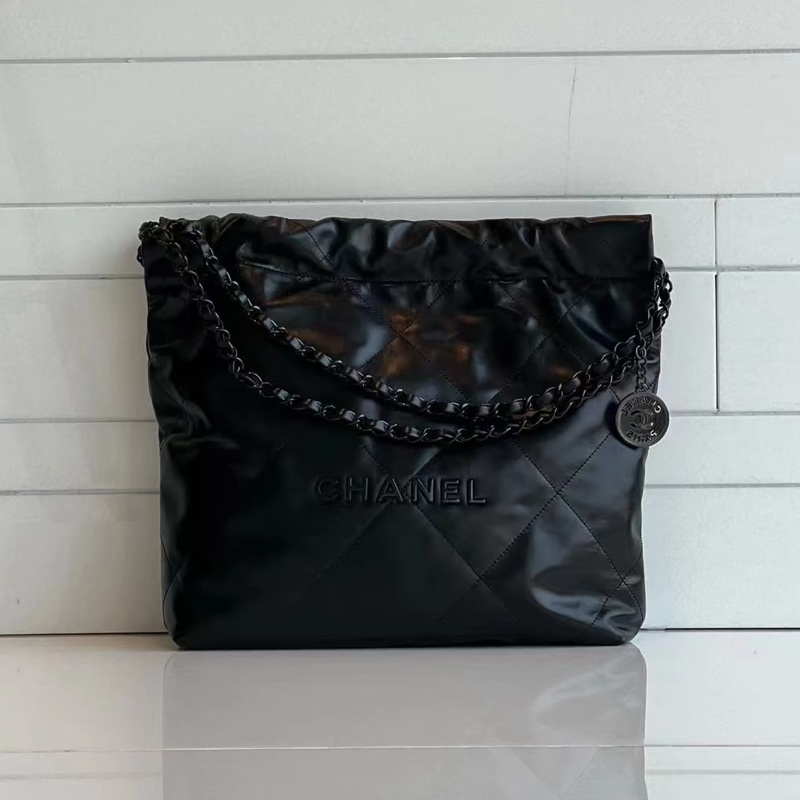 ❄️CHANEL香奈兒22bag SoBlack中號 芯片款🫧-8