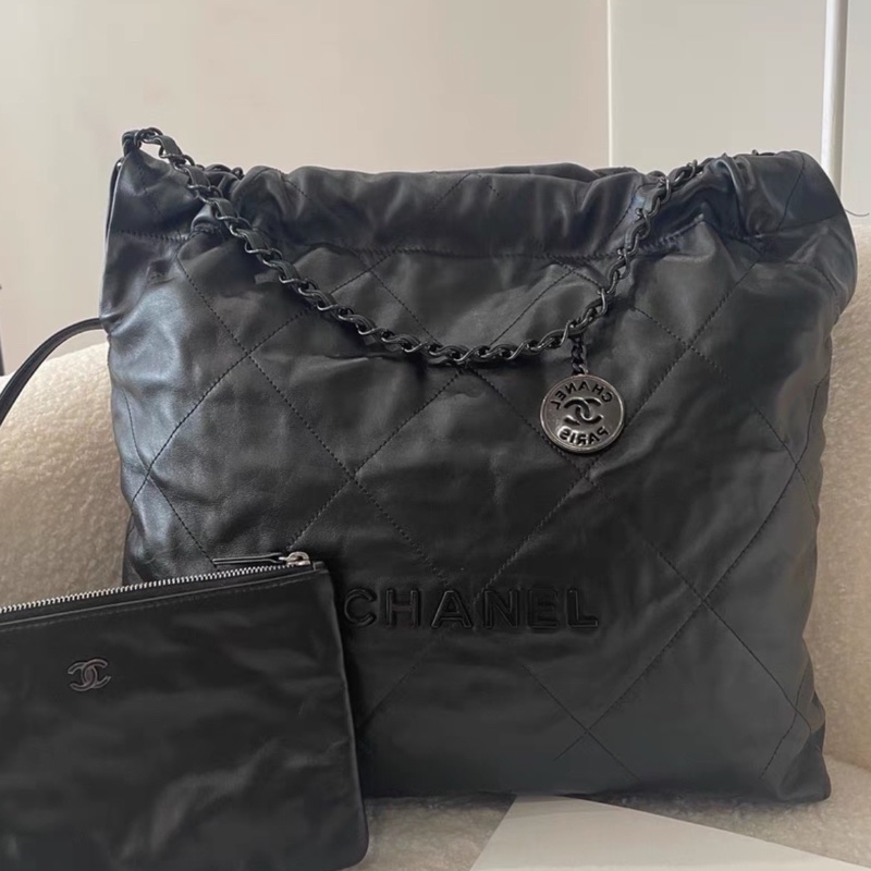 ❄️CHANEL香奈兒22bag SoBlack中號 芯片款🫧-10