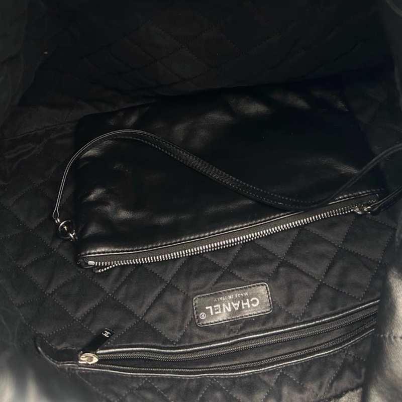 ❄️CHANEL香奈兒22bag SoBlack中號 芯片款🫧-16