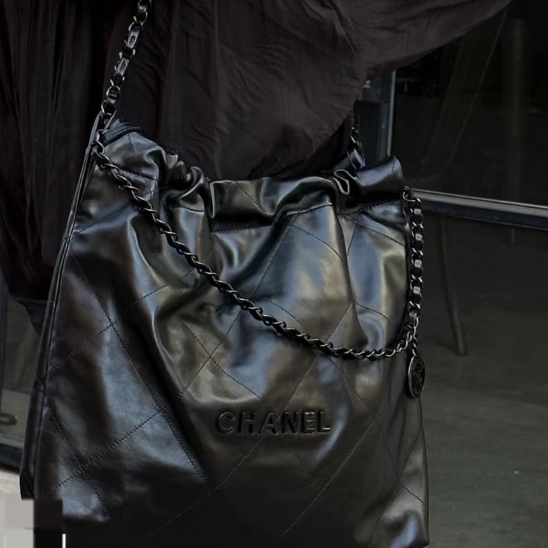 ❄️CHANEL香奈兒22bag SoBlack中號 芯片款🫧-30