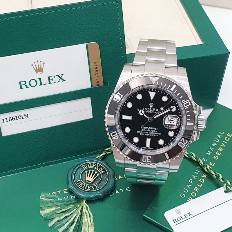 【大眾名錶】ROLEX勞力士 116610LN Submariner潛航者 2017/07全配件 熱銷 大眾名錶G242-2