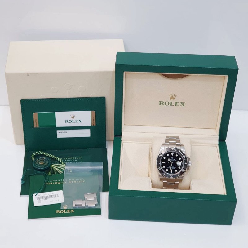 【大眾名錶】ROLEX勞力士 116610LN Submariner潛航者 2017/07全配件 熱銷 大眾名錶G242-9