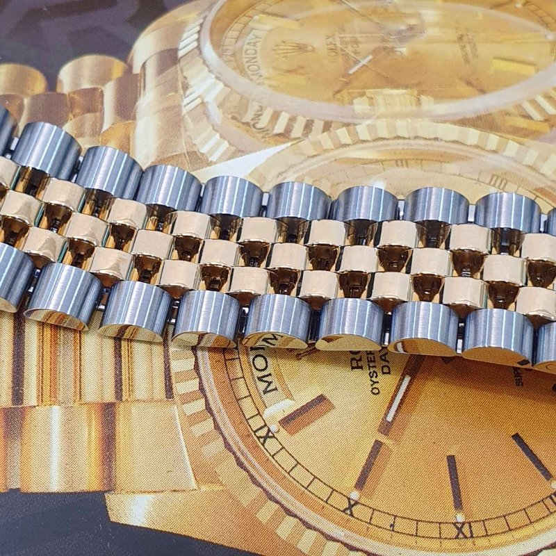 【大眾名錶】ROLEX勞力士 15223 Oyster Perpetual 蠔式市場少有 半金鐵道圈 大眾名錶B1261-6