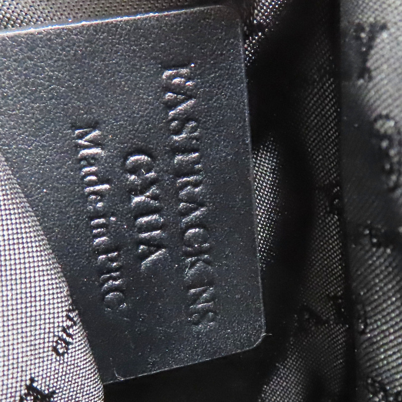 藍色帆布 黑色牛皮 Fast Track 肩背包【BALLY】-9