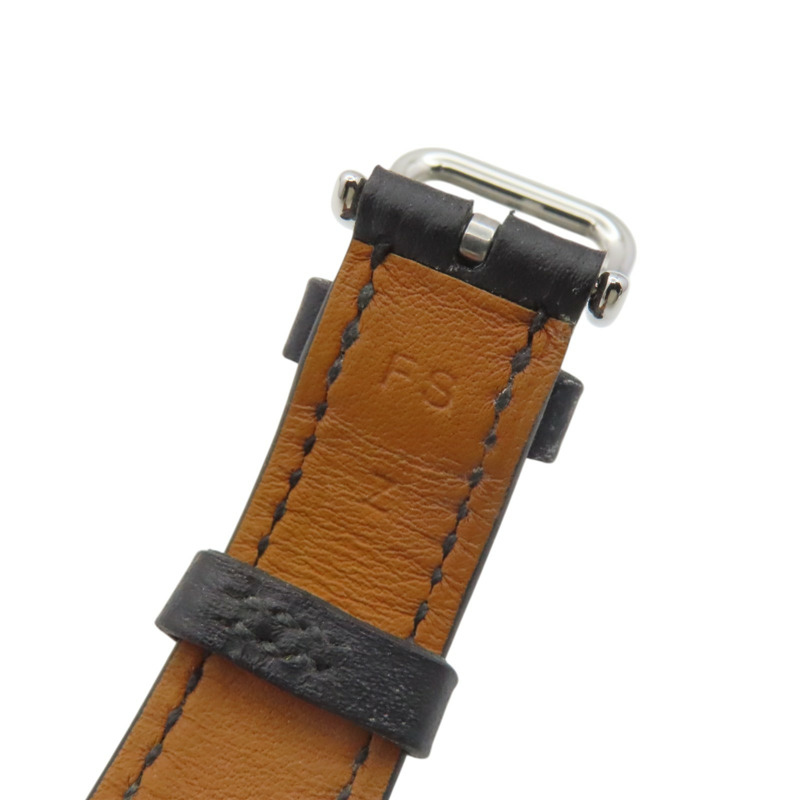白色錶面 不鏽鋼 EPSOM牛皮錶帶 H Watch 石英腕錶【HERMES 愛馬仕】 HH1.210-12