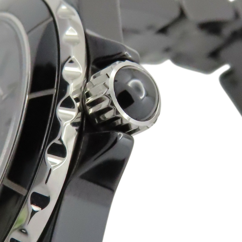 黑色 陶瓷 J12 So Black 石英表【CHANEL 香奈兒】 H4196-5