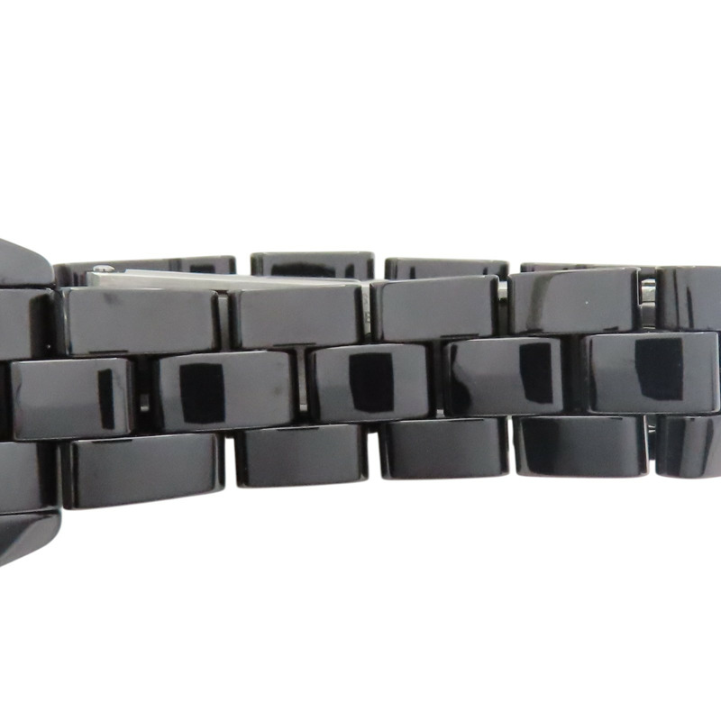 黑色 陶瓷 J12 So Black 石英表【CHANEL 香奈兒】 H4196-6