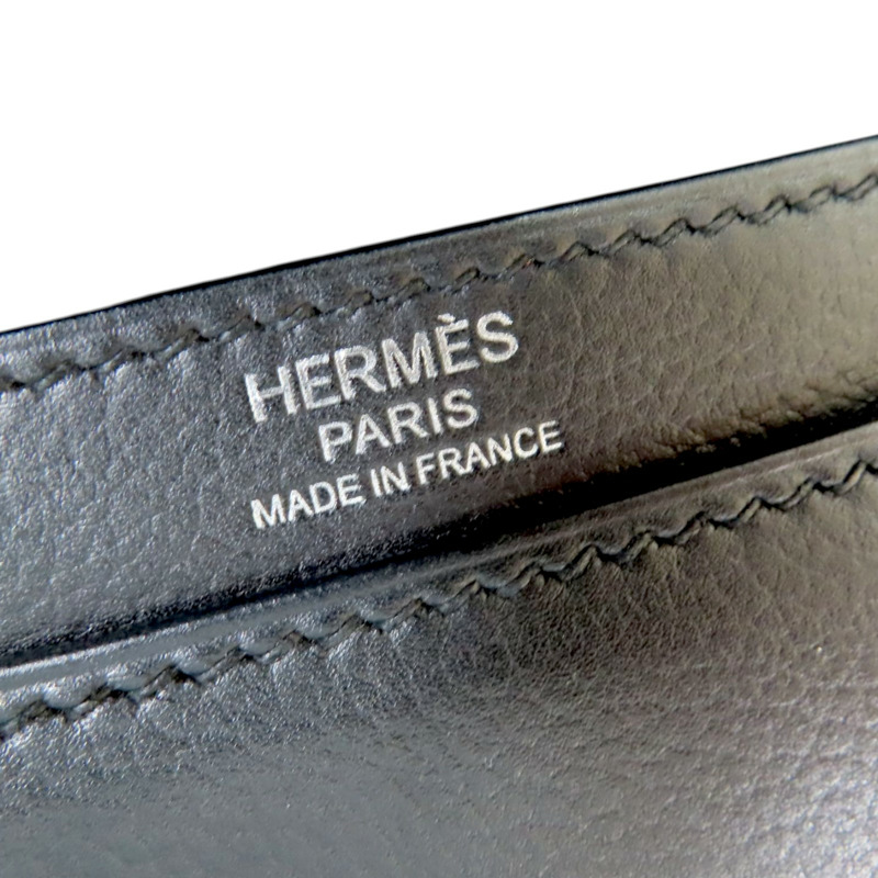 黑色 Evercolor牛皮 2002 20 D刻 銀釦【HERMES 愛馬仕】-4