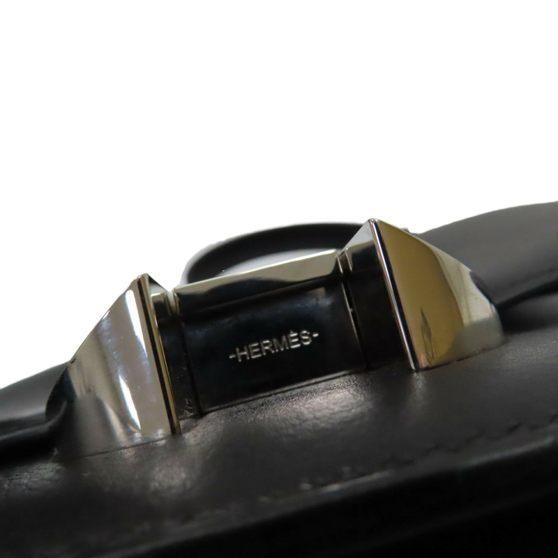黑色 Evercolor牛皮 2002 20 D刻 銀釦【HERMES 愛馬仕】-5