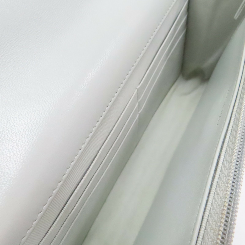 灰色 羊皮 19 WOC 兩用包 金釦 (染色)【CHANEL 香奈兒】 AP0957-2