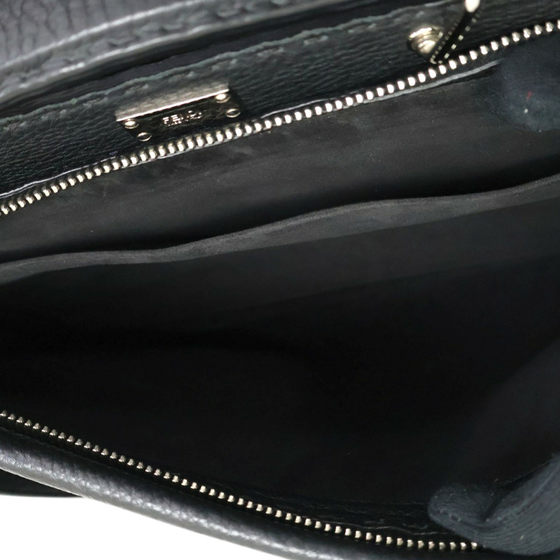 黑色 牛皮 兩用包【FENDI 芬迪】 7VA406-3