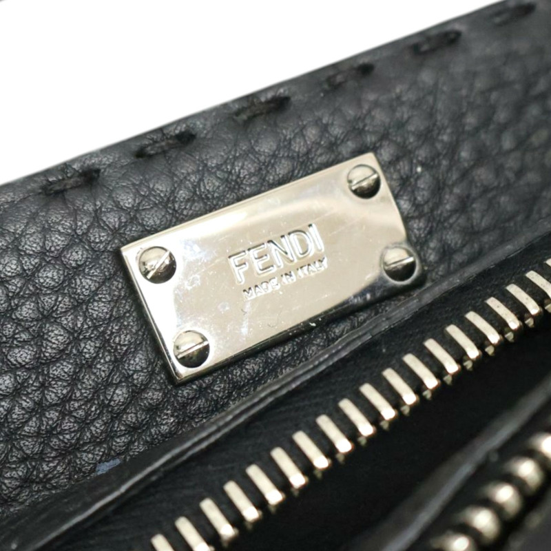 黑色 牛皮 兩用包【FENDI 芬迪】 7VA406-4