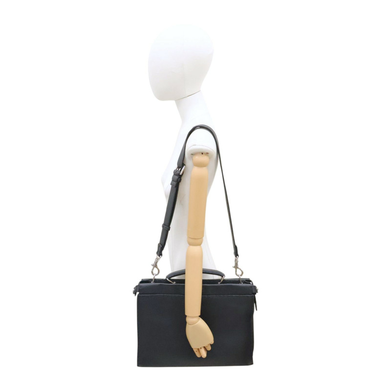 黑色 牛皮 兩用包【FENDI 芬迪】 7VA406-8