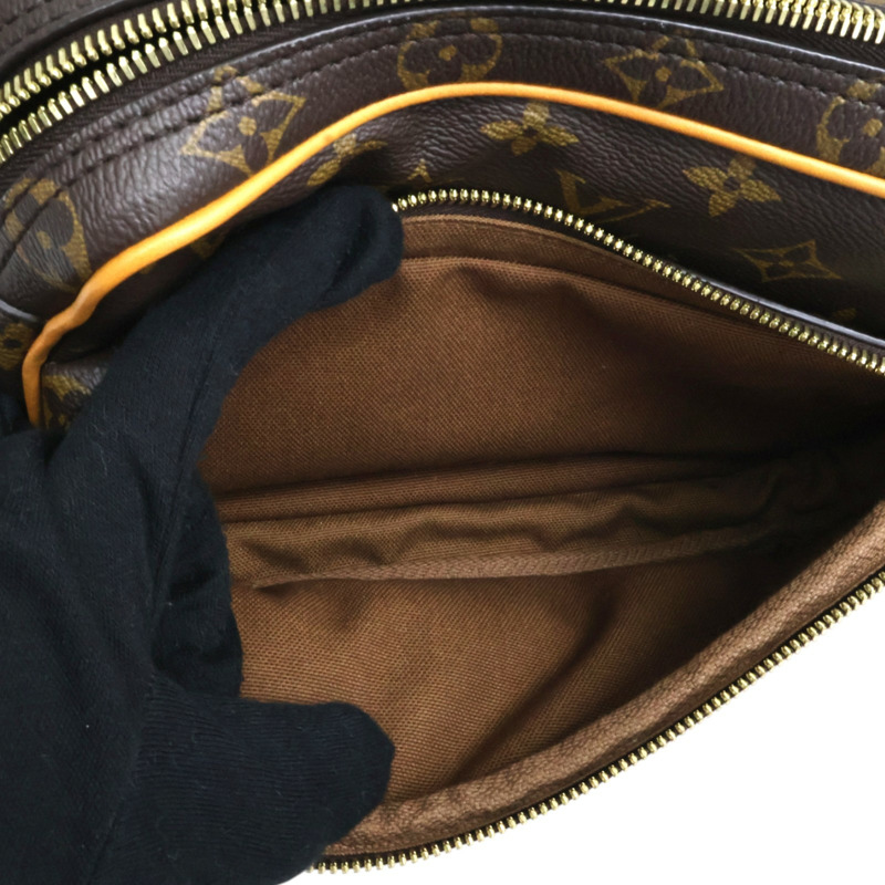 棕色 原花 帆布 Nil 兩用包【LOUIS VUITTON LV 路易威登】 M14016-3