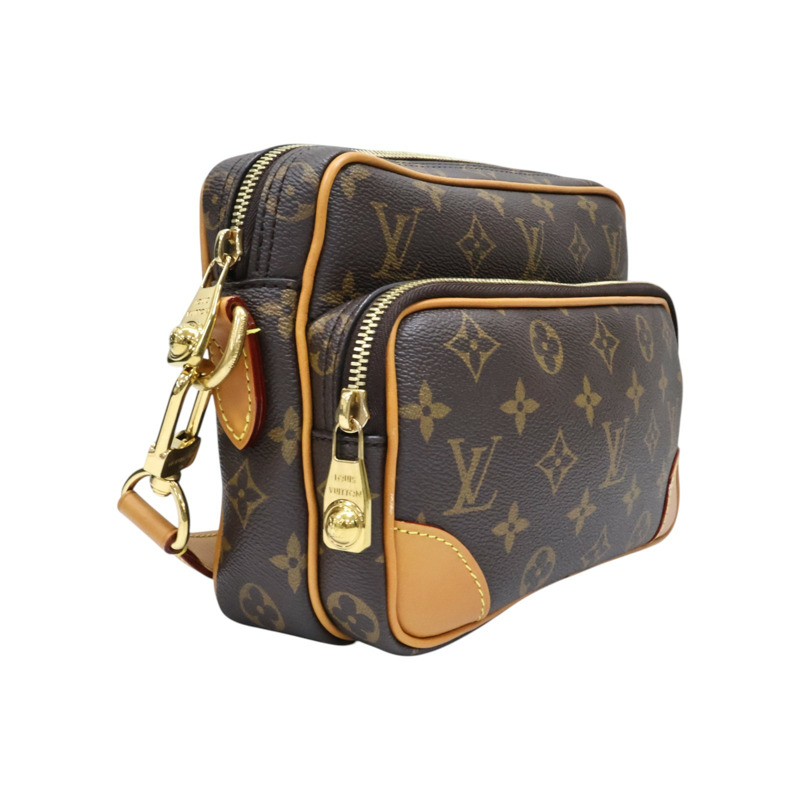 棕色 原花 帆布 Nil 兩用包【LOUIS VUITTON LV 路易威登】 M14016-5