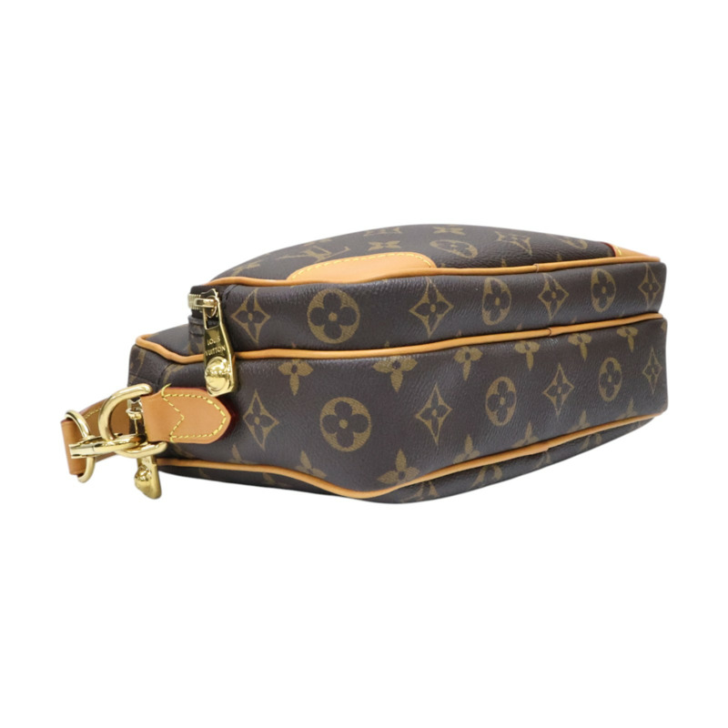 棕色 原花 帆布 Nil 兩用包【LOUIS VUITTON LV 路易威登】 M14016-8