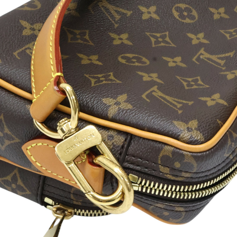 棕色 原花 帆布 Nil 兩用包【LOUIS VUITTON LV 路易威登】 M14016-11