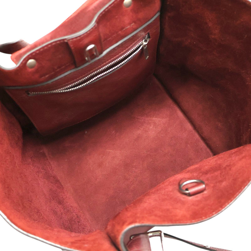 酒紅色 牛皮 兩用包【CELINE 賽琳】 189313A4U.38NO-2