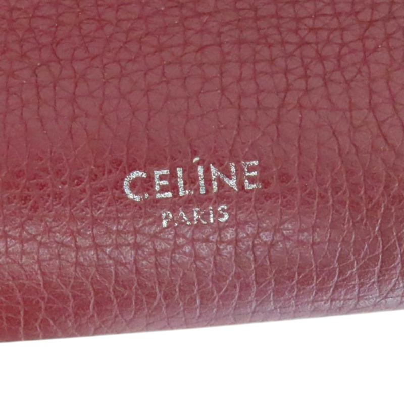 酒紅色 牛皮 兩用包【CELINE 賽琳】 189313A4U.38NO-3