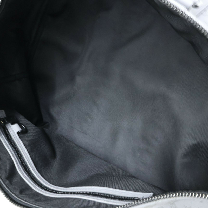 灰色 壓花牛皮 Keepall Bandouliere 50 行李袋 兩用包【LOUIS VUITTON LV 路易威登】 M46117-2