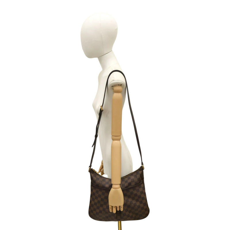 棕色 棋盤格 棕色 棋盤格帆布 Bloomsbury PM 肩背包【LOUIS VUITTON LV 路易威登】 N42251-7