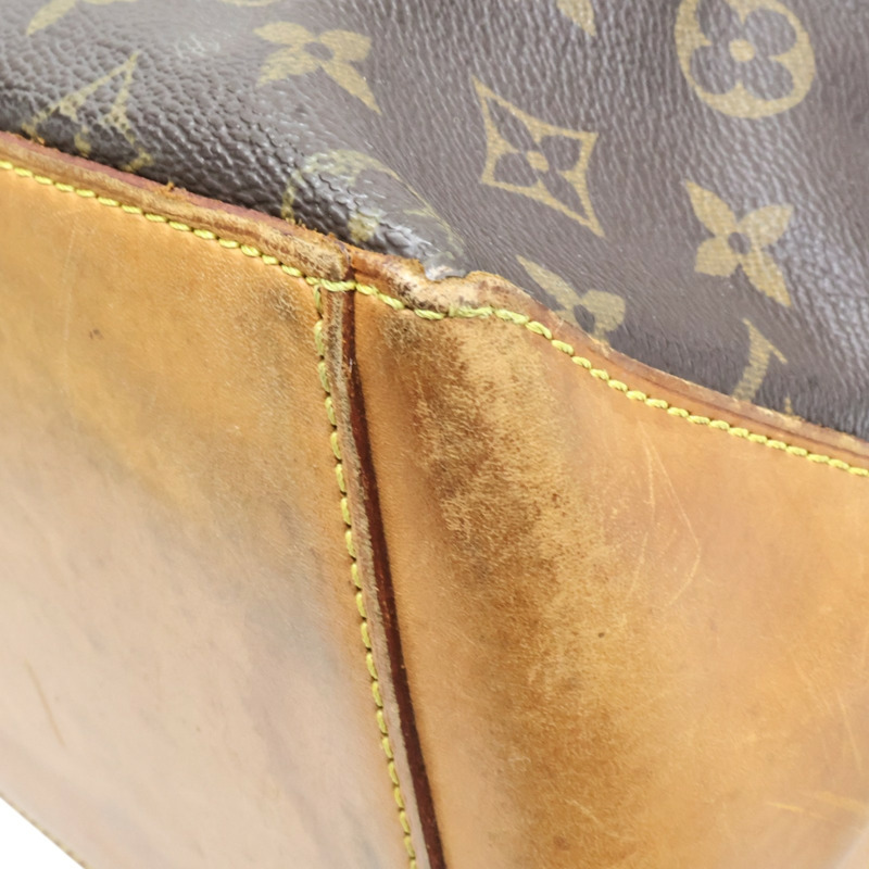 棕色 原花帆布 Cabas Mezzo 肩背包【LOUIS VUITTON LV 路易威登】 M51151-8