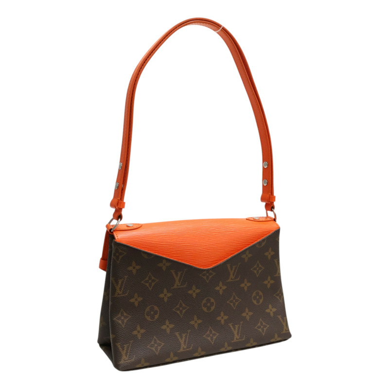 棕色 原花帆布 橘色 Epi水波紋 Saint Michel 肩背包【LOUIS VUITTON LV 路易威登】 M44031-1