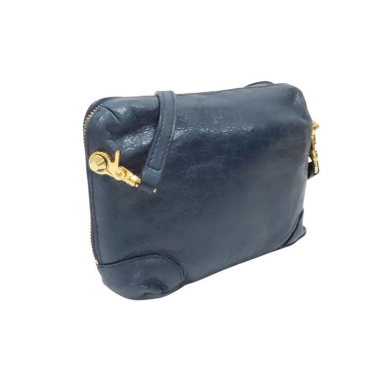 藍色 山羊皮 肩背包【BALENCIAGA 巴黎世家】 488795-1