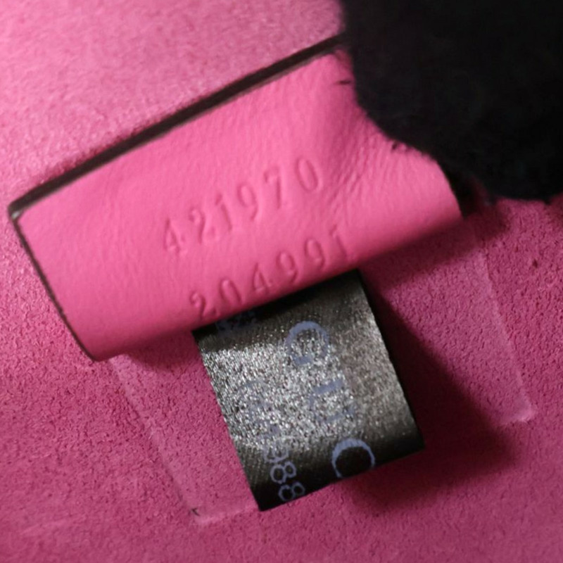 烏木色帆布 粉色麂皮 Dionysus GG Supreme 肩背包【GUCCI 古馳】 421970-6