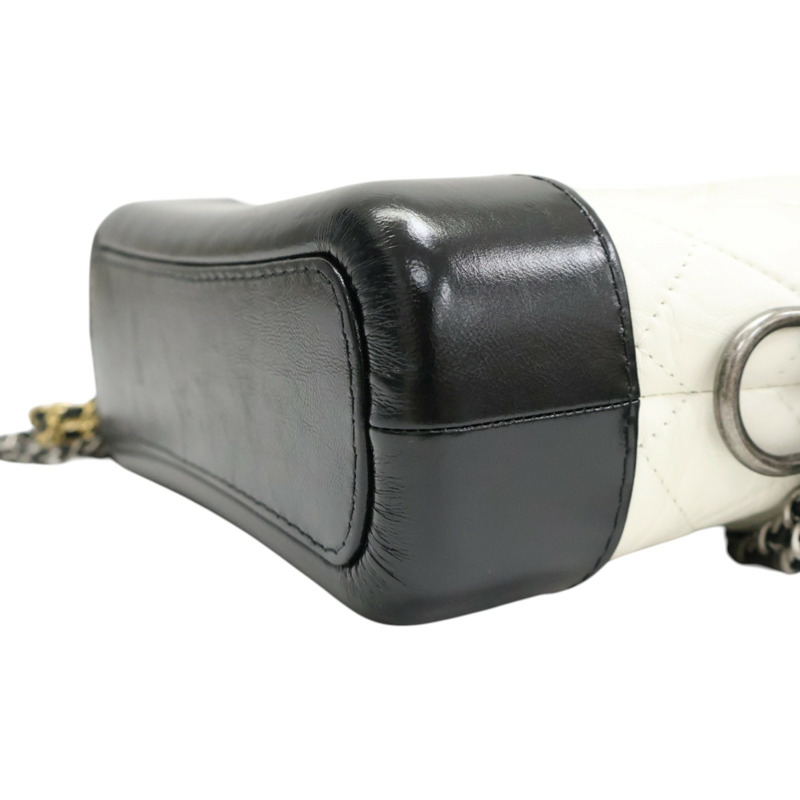 白色 牛皮 mini Gabrielle woc 流浪包 鍊帶 肩背包【CHANEL 香奈兒】 A91810-10