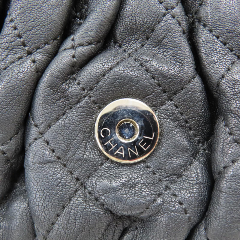 黑色牛皮 Chain Around Flap 鍊帶 肩背包 A49914 無卡【CHANEL 香奈兒】 A49914-6