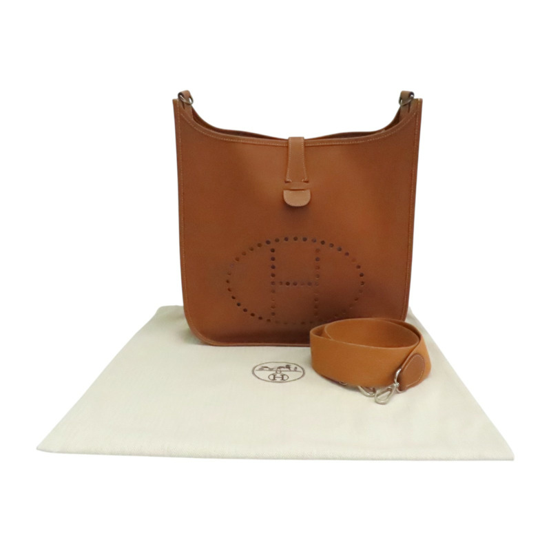 金棕色 Courchevel牛皮 Evelyne III 33 肩背包 H056275CK 口K刻【HERMES 愛馬仕】 H056275CK-9