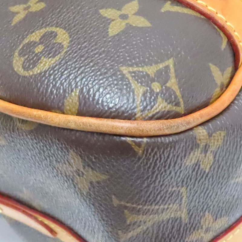 棕色 原花 帆布 Stresa PM 肩背包【LOUIS VUITTON LV 路易威登】 M51186-8
