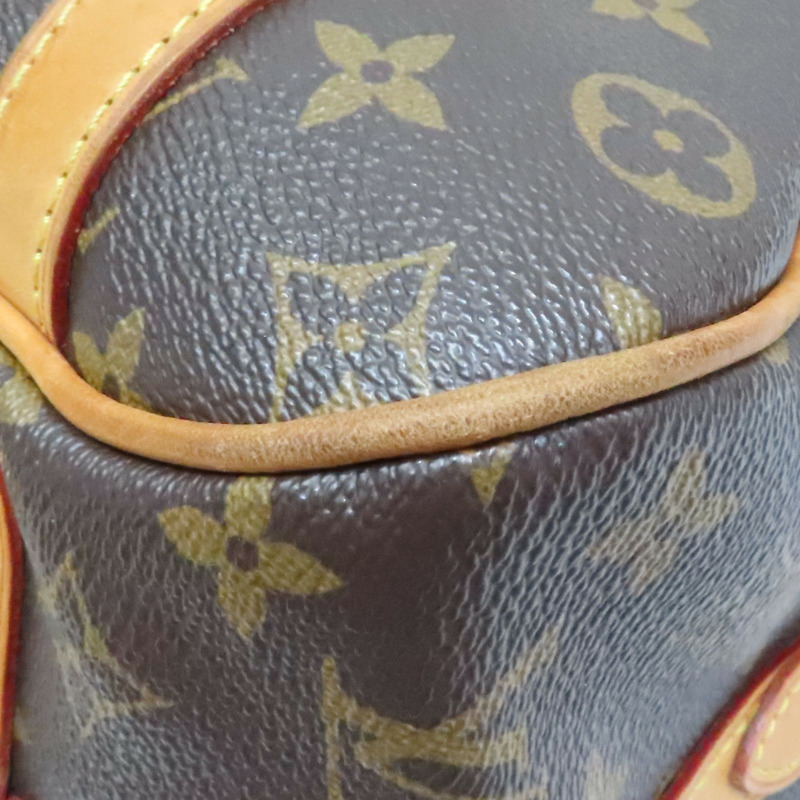 棕色 原花 帆布 Stresa PM 肩背包【LOUIS VUITTON LV 路易威登】 M51186-10