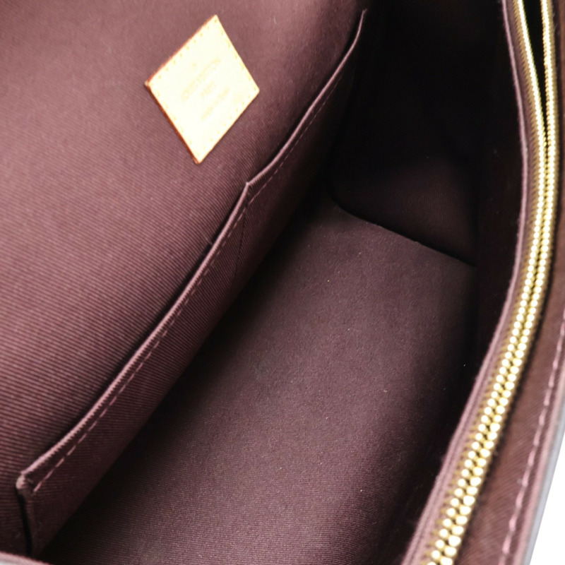 棕色 原花 PVC塗層帆布 Cluny MM 兩用包【LOUIS VUITTON LV 路易威登】 M42735-2