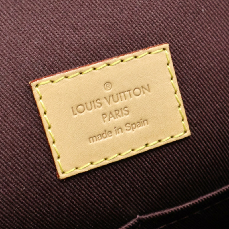 棕色 原花 PVC塗層帆布 Cluny MM 兩用包【LOUIS VUITTON LV 路易威登】 M42735-5