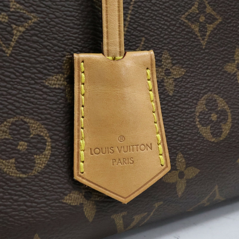 棕色 原花 PVC塗層帆布 Cluny MM 兩用包【LOUIS VUITTON LV 路易威登】 M42735-7