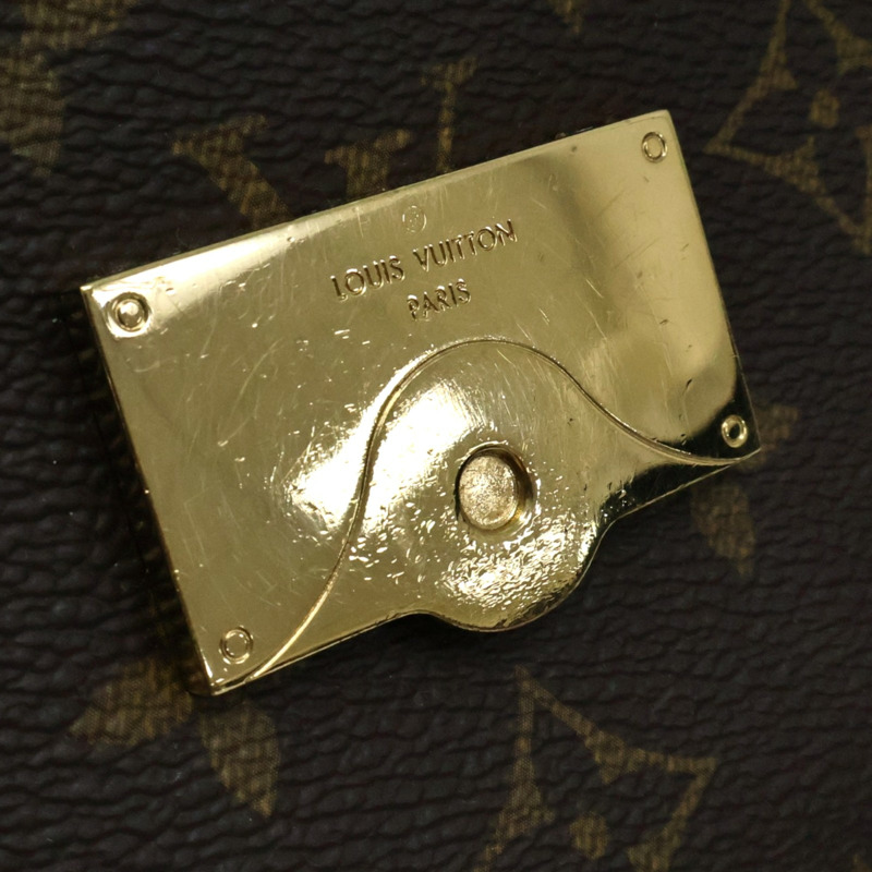 棕色 原花 PVC塗層帆布 Cluny MM 兩用包【LOUIS VUITTON LV 路易威登】 M42735-9