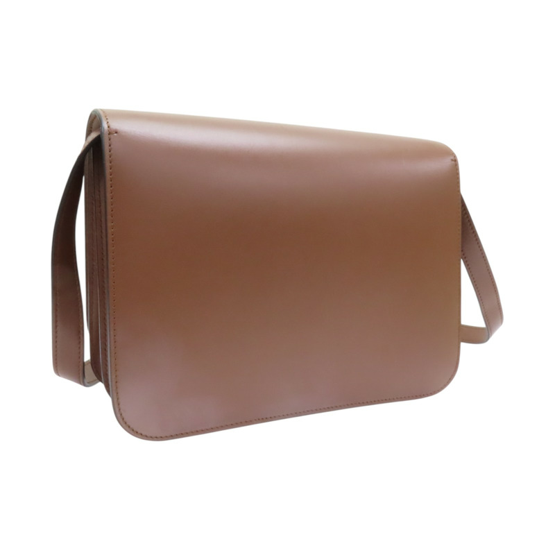 棕色 牛皮 TB 肩背包【BURBERRY 巴寶莉】 8010337-1